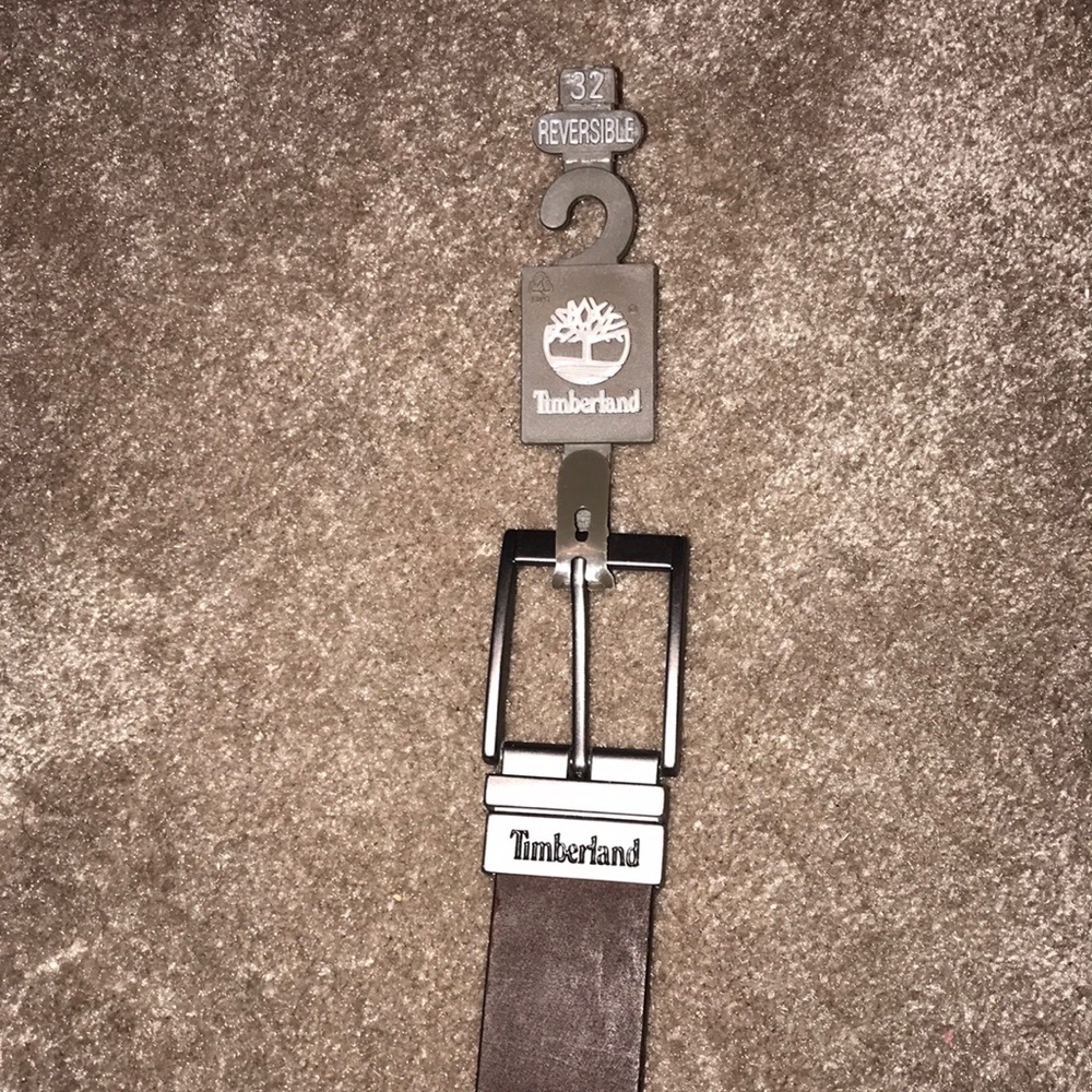 Nwt Timberland reversible belt brown/black